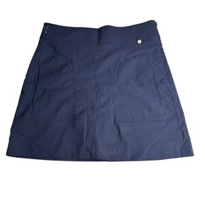 Golfino Women’s Navy Blue Golf Skort. Size 6